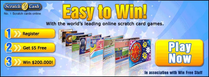 Win Upto $200,000 With Scratch2Cash!