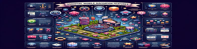 Table: Key Mobile Navigation Features at Spin City Casino